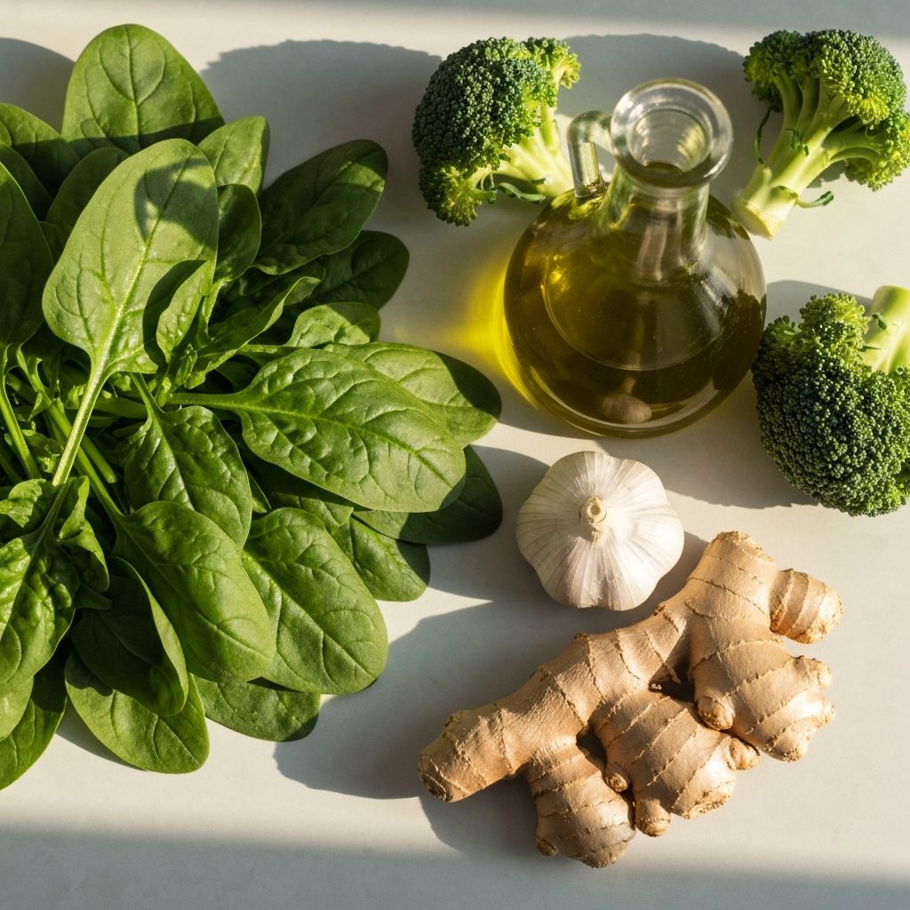 Fresh vegetables and herbs